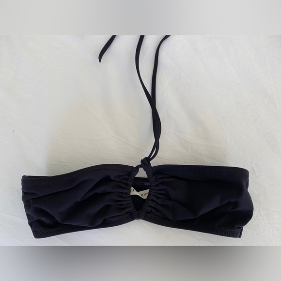 Ulla Johnson Formentera Bikini Top - in BLACK (not printed) - Picture 2 of 4